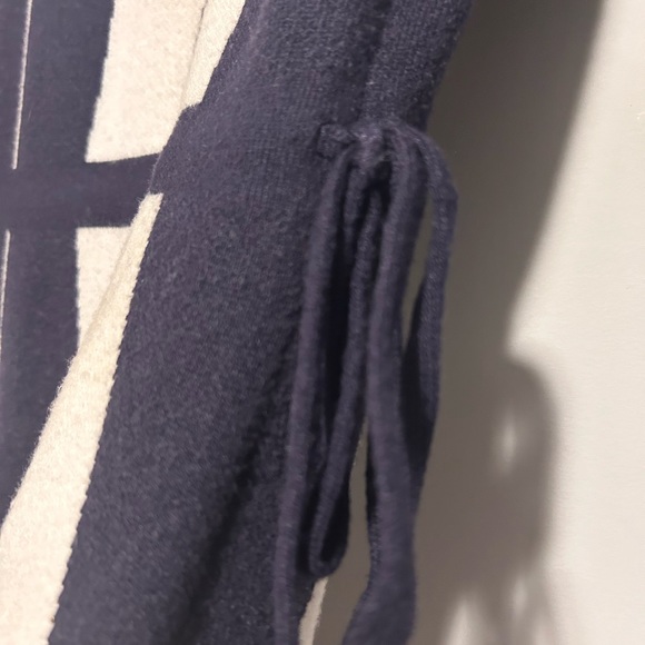 Striped Colorblocked Wool Knit Dress - Picture 5 of 8